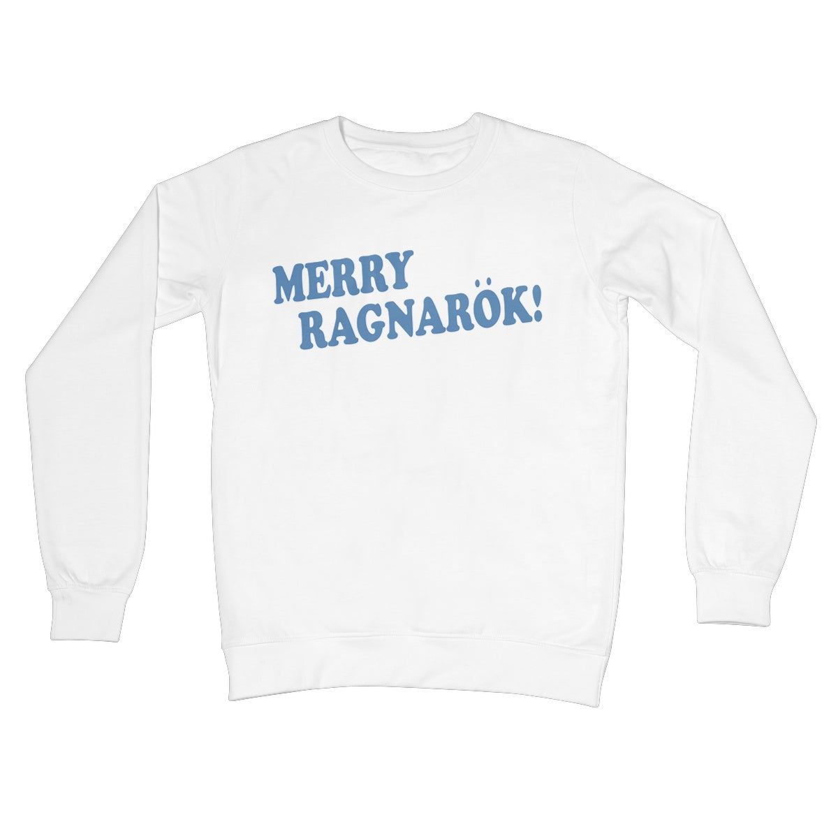 Merry Ragnarok Christmas Funny Video Game Fan Crew Neck Sweatshirt