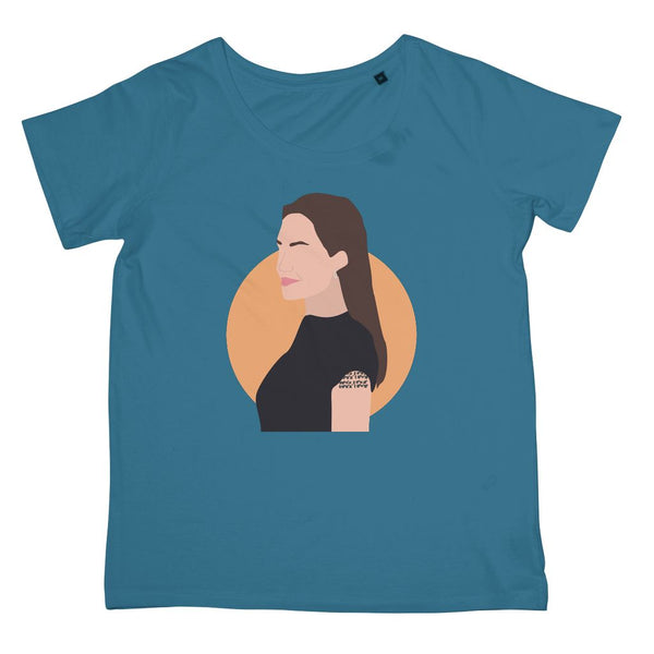 Angelina Jolie T-Shirt (Hollywood Icon Collection, Women's Fit, Big Print)
