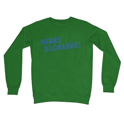 Merry Ragnarok Christmas Funny Video Game Fan Crew Neck Sweatshirt