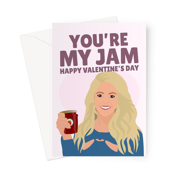 You're My Jam Happy Valentine's Day Shakira Funny Meme Trend Couples Music Fan Greeting Card