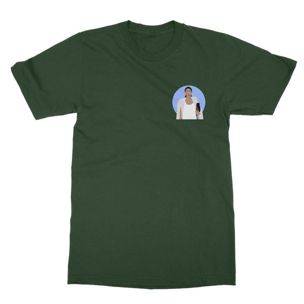 Cultural Icon Apparel - Alexandria Ocasio-Cortez (AOC) T-Shirt (Left-Breast Print)