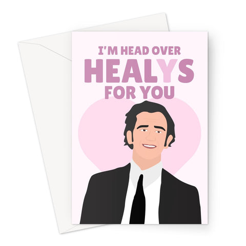 I'm Head Over Heals For You Valentine's Day Matty Healy Heels Love Couples Greeting Card