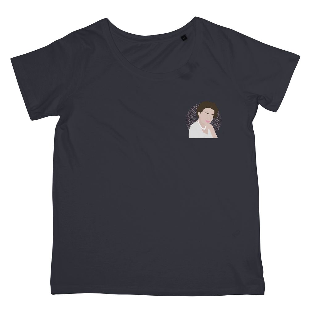 Rosalind Franklin T-Shirt (Cultural Icon Collection, Women's Fit, Left-Breast Print)