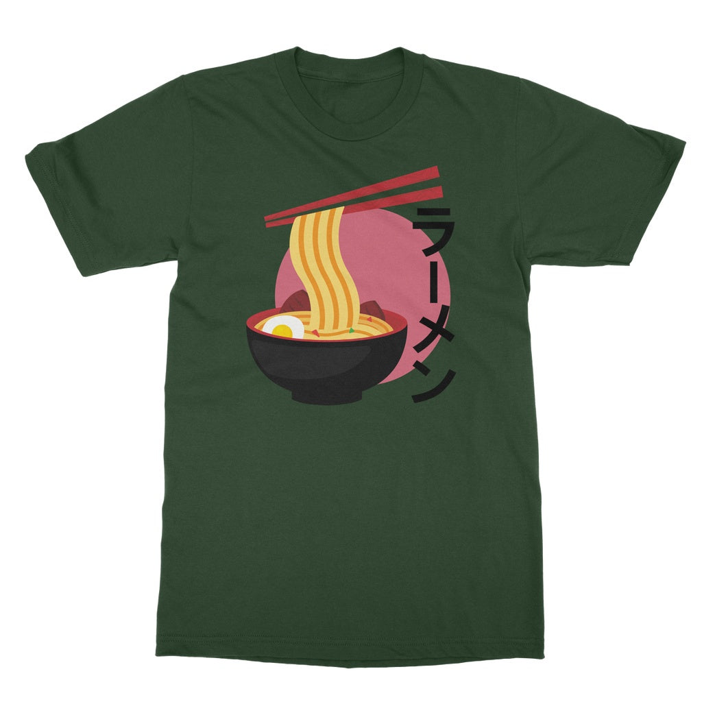 Foodie Collection Apparel - Ramen T-Shirt (Japan-Themed Apparel) Softstyle T-Shirt