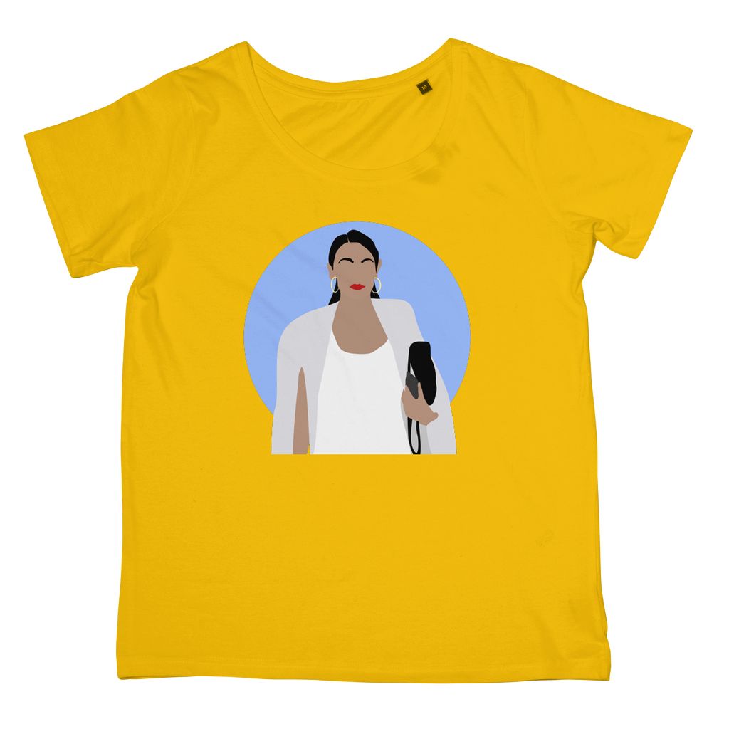 Cultural Icon Apparel - Alexandria Ocasio-Cortez (AOC) Women's Fit T-Shirt (Big Print)