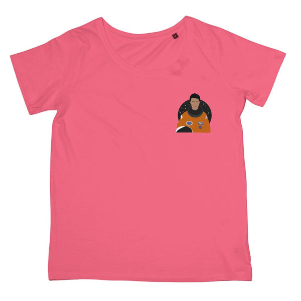 Mae C Jemison T-Shirt (Cultural Icon Collection, Women's Fit, Left-Breast Print)