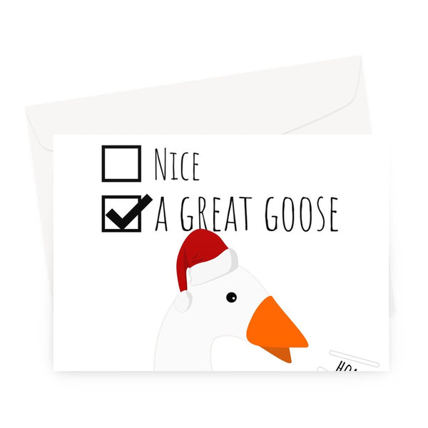 Goose christmas GREAT CUSTOM  Greeting Card