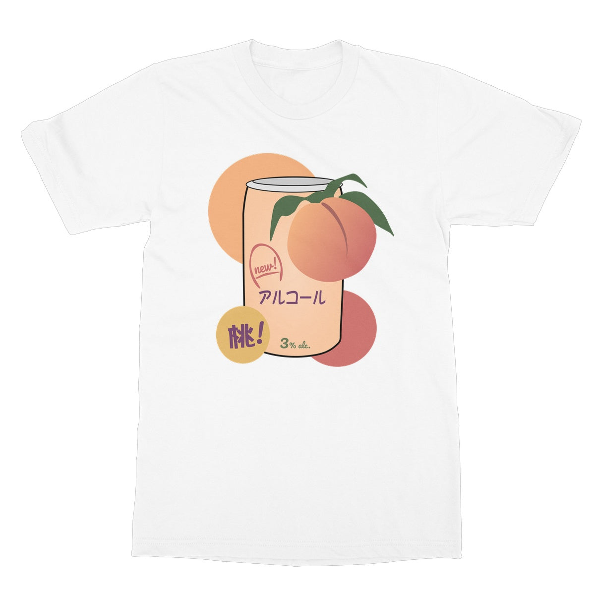 Peach Drink Tee for 3XL Softstyle T-Shirt