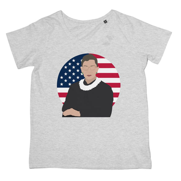 Cultural Icon Apparel - Ruth Bader Ginsburg (RBG) Women's Fit T-Shirt (Big Print)