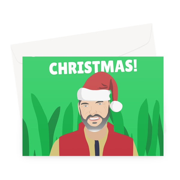 Fred Sirieix Have a Seriously Good Christmas Pun I'm a Celebrity Jungle Funny Greeting Card