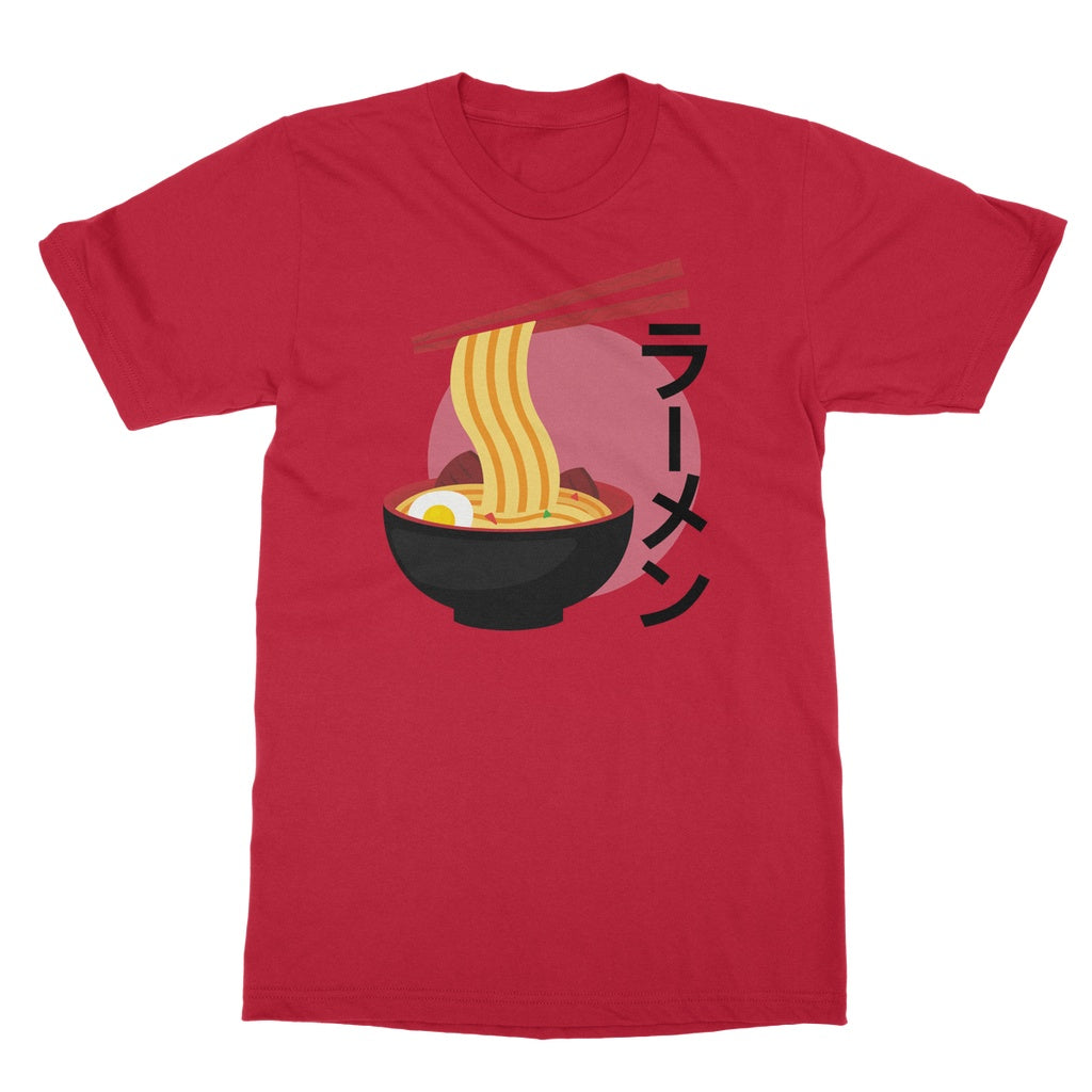 Foodie Collection Apparel - Ramen T-Shirt (Japan-Themed Apparel) Softstyle T-Shirt