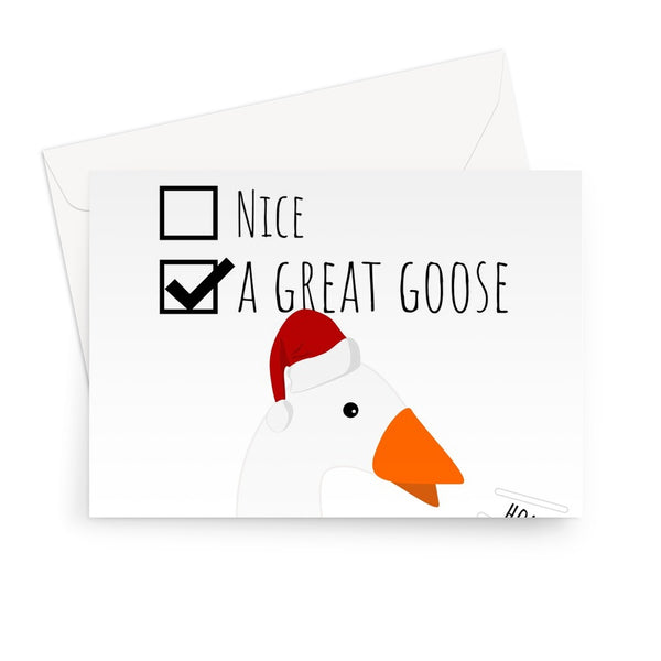 Goose christmas GREAT CUSTOM  Greeting Card