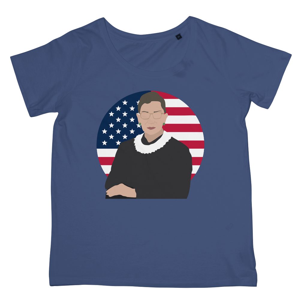 Cultural Icon Apparel - Ruth Bader Ginsburg (RBG) Women's Fit T-Shirt (Big Print)