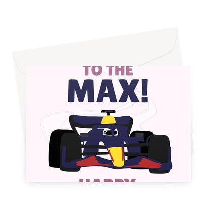 I Love You To The MAX Happy Mother's Day Racing Car Fan Mum Sport Max Verstappen Greeting Card