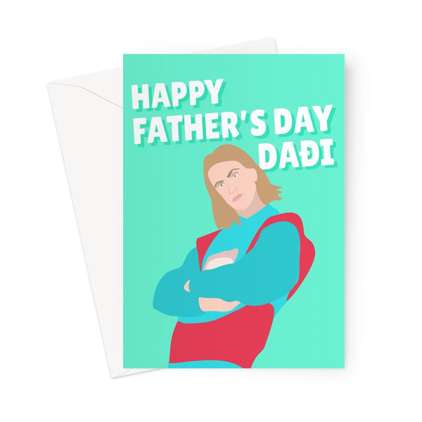 Happy Father's Day Dadi Funny Freya Eurovision Fan Dad Greeting Card