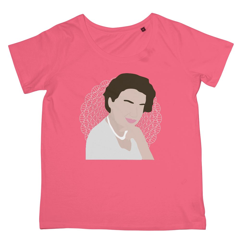 Rosalind Franklin T-Shirt (Cultural Icon Collection, Women's Fit, Big Print)