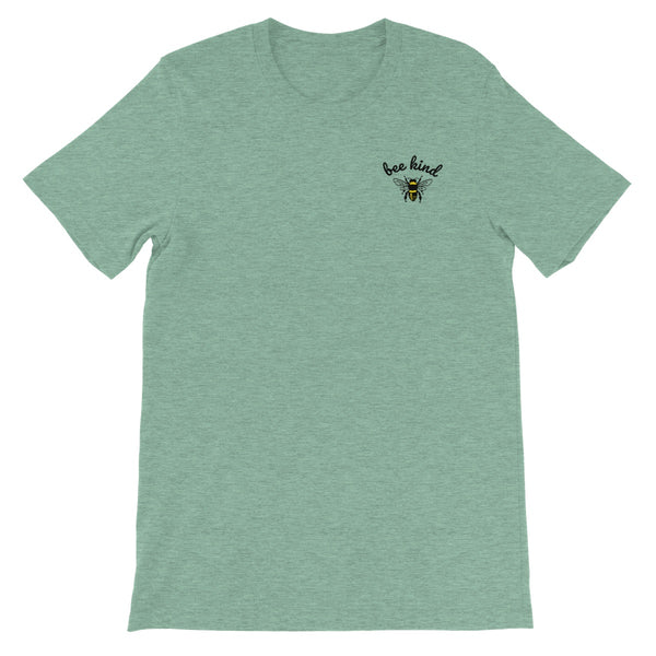 Bee Kind Left Breast BELLA and CANVAS Premium  Unisex Short Sleeve T-Shirt