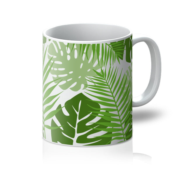 Palm Leaves - Nature Collection - Love Gift Fan Summer Vibes Tree Fresh Mug