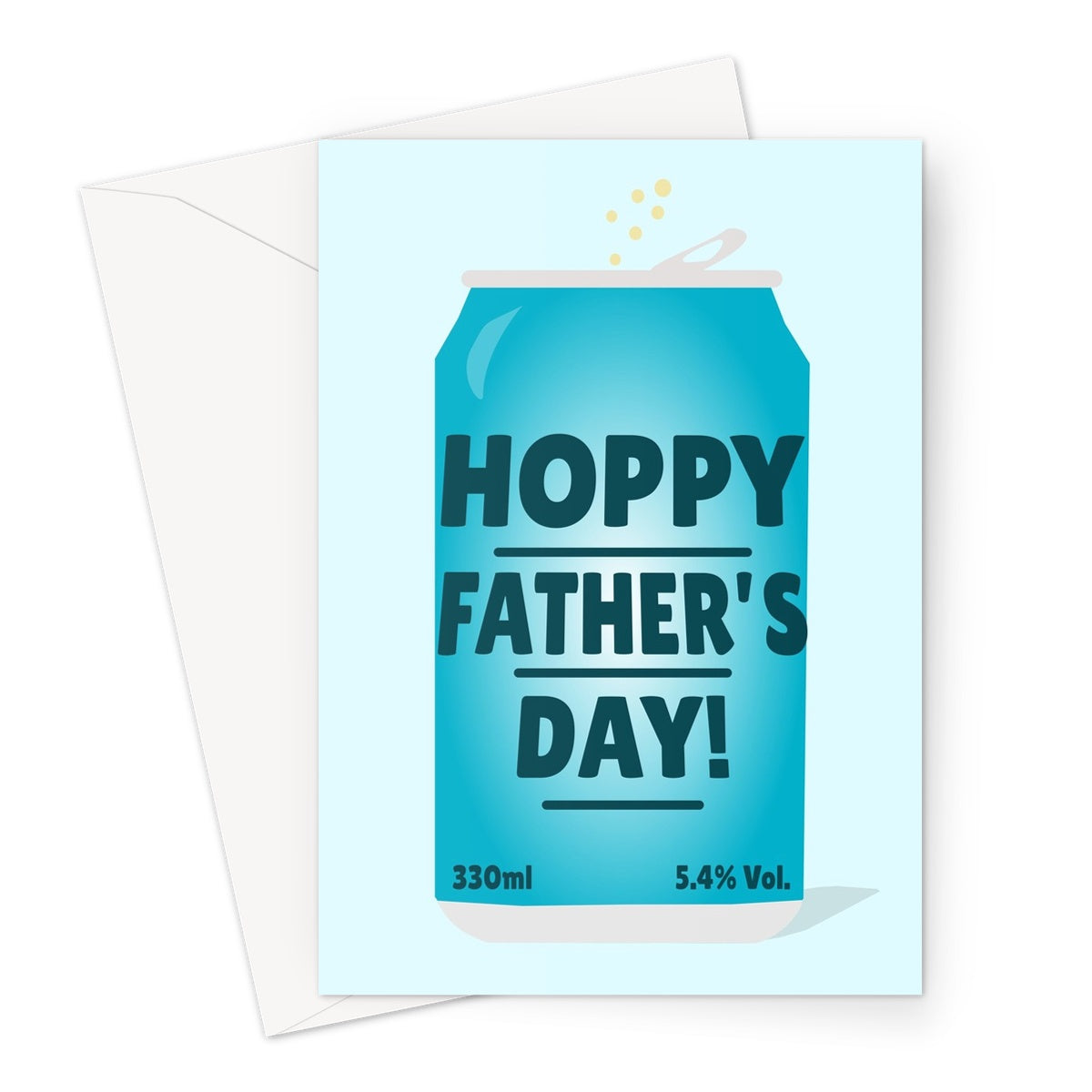 Hoppy Father's Day Craft Beer Pale Ale Wheat Love Fan Drink Alcohol Hops Pub Bar  Greeting Card