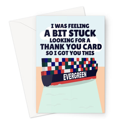 Evergreen Evergiven THANK YOU Card CUSTOM Greeting Card