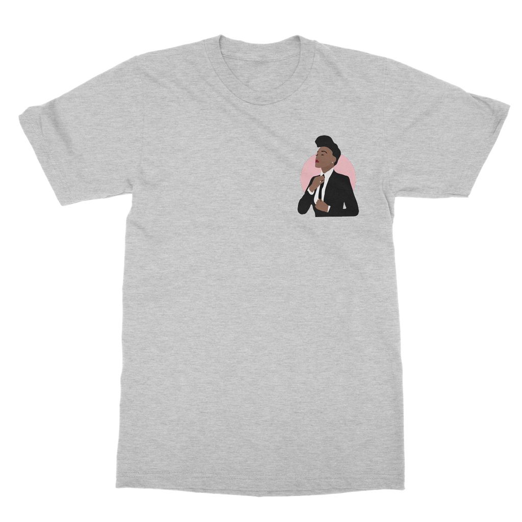 Musical Icon Apparel - Janelle Monae T-Shirt (Left-Breast Print)