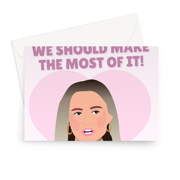 Molly Mae Valentine's Day is 24 Hours Long Funny News Trend Interview Meme  Greeting Card