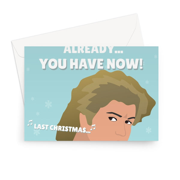 If You Haven't Lost Whamageddon Already... You Have Now George Michael Last Christmas Love Fan Funny Game Greeting Card